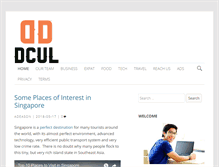 Tablet Screenshot of dcul.org
